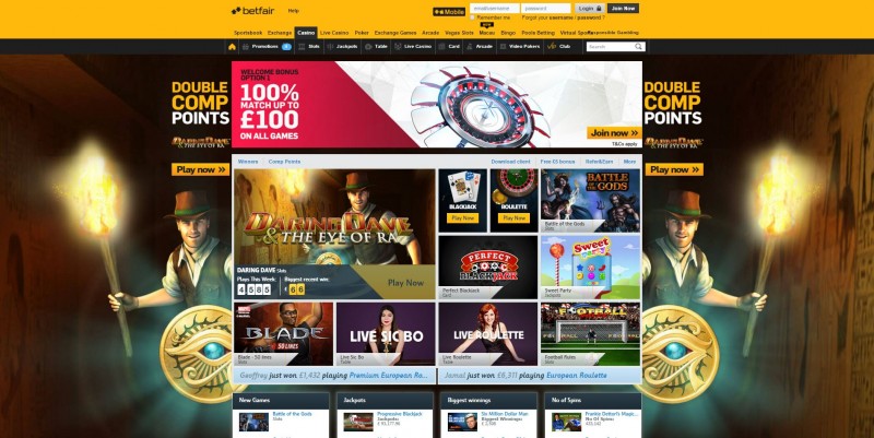 Betfair casino